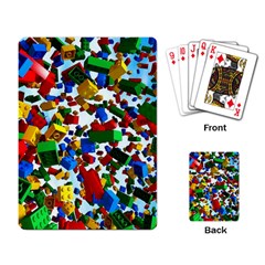 Falling Lego Bricks, Desenho Playing Cards Single Design (rectangle)