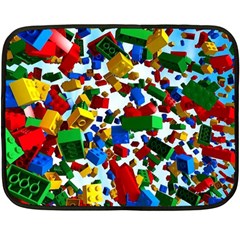 Falling Lego Bricks, Desenho Fleece Blanket (mini) by kyorashop23