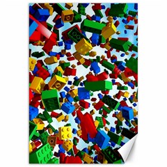 Falling Lego Bricks, Desenho Canvas 20  X 30  by kyorashop23