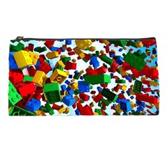 Falling Lego Bricks, Desenho Pencil Case by kyorashop23