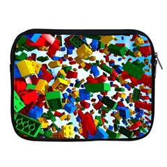 Falling Lego Bricks, Desenho Apple Ipad 2/3/4 Zipper Cases by kyorashop23