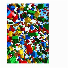 Falling Lego Bricks, Desenho Large Garden Flag (two Sides) by kyorashop23