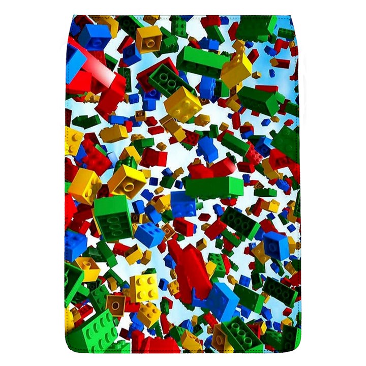 Falling Lego Bricks, Desenho Removable Flap Cover (L)