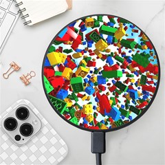 Falling Lego Bricks, Desenho Wireless Fast Charger(black) by kyorashop23