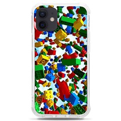 Falling Lego Bricks, Desenho Iphone 12 Mini Tpu Uv Print Case	 by kyorashop23