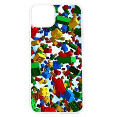 Falling Lego Bricks, Desenho Iphone 15 Tpu Uv Print Case by kyorashop23