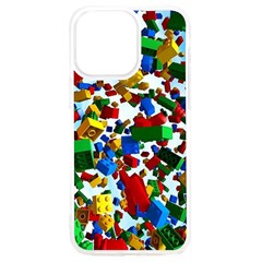 Falling Lego Bricks, Desenho Iphone 15 Pro Max Tpu Uv Print Case