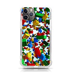 Falling Lego Bricks, Desenho Iphone 11 Pro 5 8 Inch Tpu Uv Print Case by kyorashop23