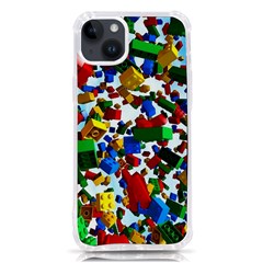 Falling Lego Bricks, Desenho Iphone 14 Plus Tpu Uv Print Case by kyorashop23