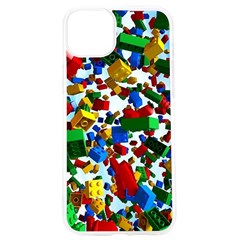 Falling Lego Bricks, Desenho Iphone 15 Pro Tpu Uv Print Case by kyorashop23