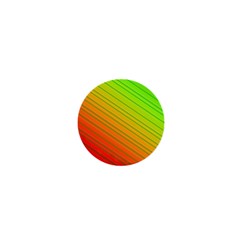 Orange Green Gradient Hunter 1  Mini Buttons by Dutashop