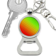 Orange Green Gradient Hunter Bottle Opener Key Chain by Dutashop