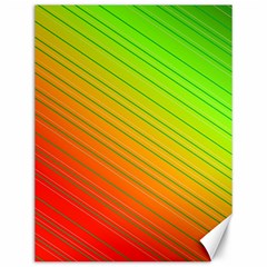 Orange Green Gradient Hunter Canvas 12  X 16  by Dutashop