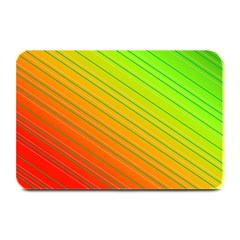 Orange Green Gradient Hunter Plate Mats by Dutashop