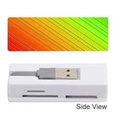 Orange Green Gradient Hunter Memory Card Reader (stick) by Dutashop