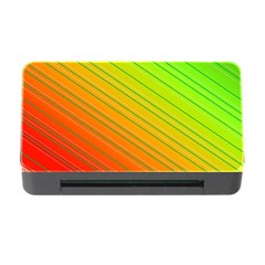 Orange Green Gradient Hunter Memory Card Reader With Cf