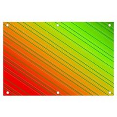 Orange Green Gradient Hunter Banner And Sign 6  X 4  by Dutashop