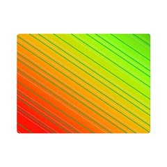 Orange Green Gradient Hunter Premium Plush Fleece Blanket (mini) by Dutashop