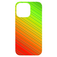 Orange Green Gradient Hunter Iphone 14 Pro Max Black Uv Print Case