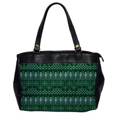 Christmas Knit Digital Oversize Office Handbag