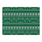 Christmas Knit Digital Two Sides Premium Plush Fleece Blanket (Mini) 35 x27  Blanket Front