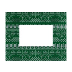 Christmas Knit Digital White Tabletop Photo Frame 4 x6 