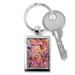 Blend  Key Chain (rectangle) by kaleidomarblingart