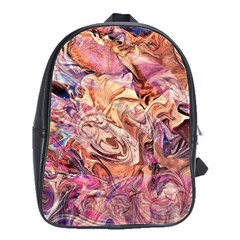 Blend  School Bag (large) by kaleidomarblingart