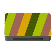 Autmn Stripes Colors Geometric Print Design Memory Card Reader With Cf