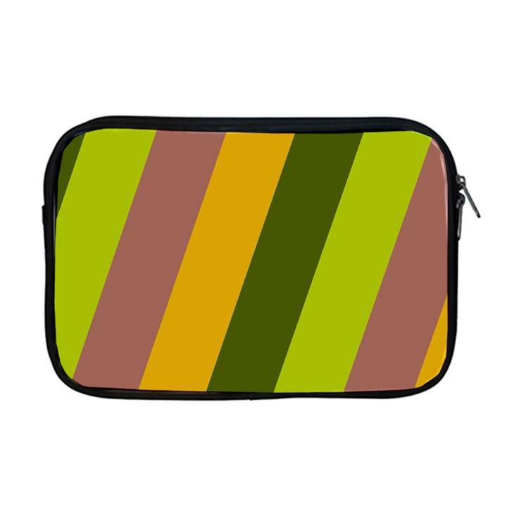 Autmn Stripes Colors Geometric Print Design Apple MacBook Pro 17  Zipper Case