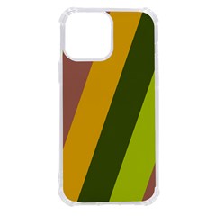 Autmn Stripes Colors Geometric Print Design Iphone 13 Pro Max Tpu Uv Print Case by dflcprintsclothing