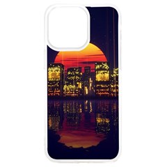 Abstract City Retro Sunset Night Iphone 15 Pro Max Tpu Uv Print Case