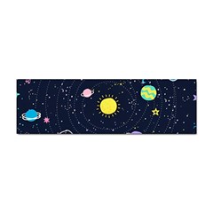 Aesthetic Outer Space Cartoon Art Sticker Bumper (100 Pack) by Bedest