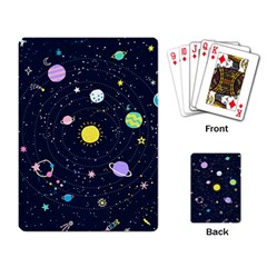 Aesthetic Outer Space Cartoon Art Playing Cards Single Design (rectangle)