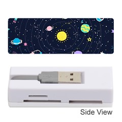 Aesthetic Outer Space Cartoon Art Memory Card Reader (stick) by Bedest