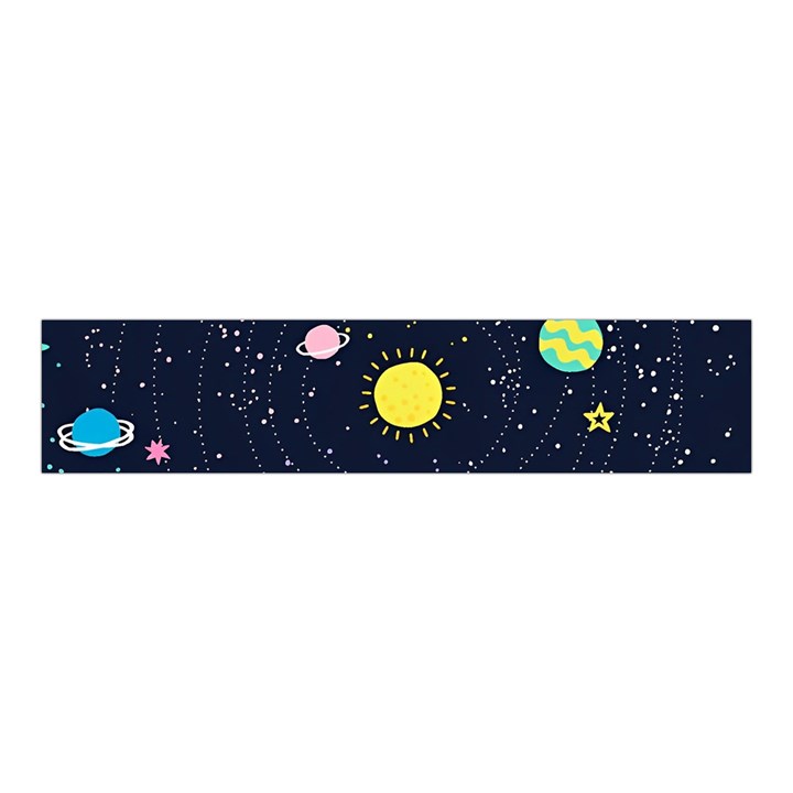 Aesthetic Outer Space Cartoon Art Velvet Scrunchie