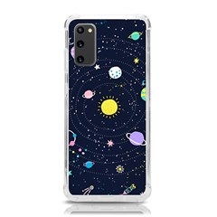 Aesthetic Outer Space Cartoon Art Samsung Galaxy S20 6 2 Inch Tpu Uv Case by Bedest