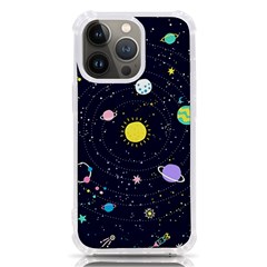 Aesthetic Outer Space Cartoon Art Iphone 13 Pro Tpu Uv Print Case by Bedest