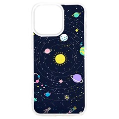 Aesthetic Outer Space Cartoon Art Iphone 15 Pro Max Tpu Uv Print Case by Bedest