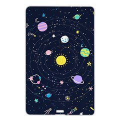 Aesthetic Outer Space Cartoon Art Name Card Style Usb Flash Drive by Bedest