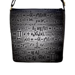 Math Formula Flap Closure Messenger Bag (l) by Bedest