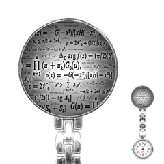 Math Formula Stainless Steel Nurses Watch by Bedest