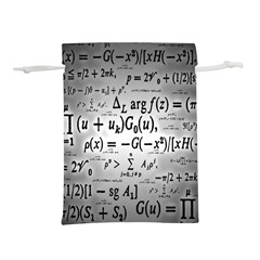 Math Formula Lightweight Drawstring Pouch (l) by Bedest