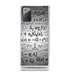 Math Formula Samsung Galaxy Note 20 Tpu Uv Case by Bedest