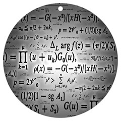 Math Formula Uv Print Acrylic Ornament Round