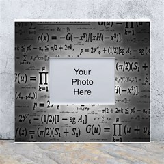 Math Formula White Wall Photo Frame 5  X 7 