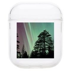 Silhouette Of Aurora Borealis Soft Tpu Airpods 1/2 Case by Bedest