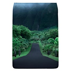 Jungle Road Hawaii Asphalt Mountains Green Removable Flap Cover (s) by Bedest