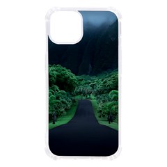 Jungle Road Hawaii Asphalt Mountains Green Iphone 13 Tpu Uv Print Case