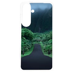 Jungle Road Hawaii Asphalt Mountains Green Samsung Galaxy S24 6 2 Inch Tpu Uv Case by Bedest